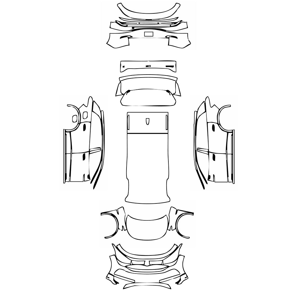 Pre-Cut PPF Volkswagen ID.6 X 2023 - PPF-Kits