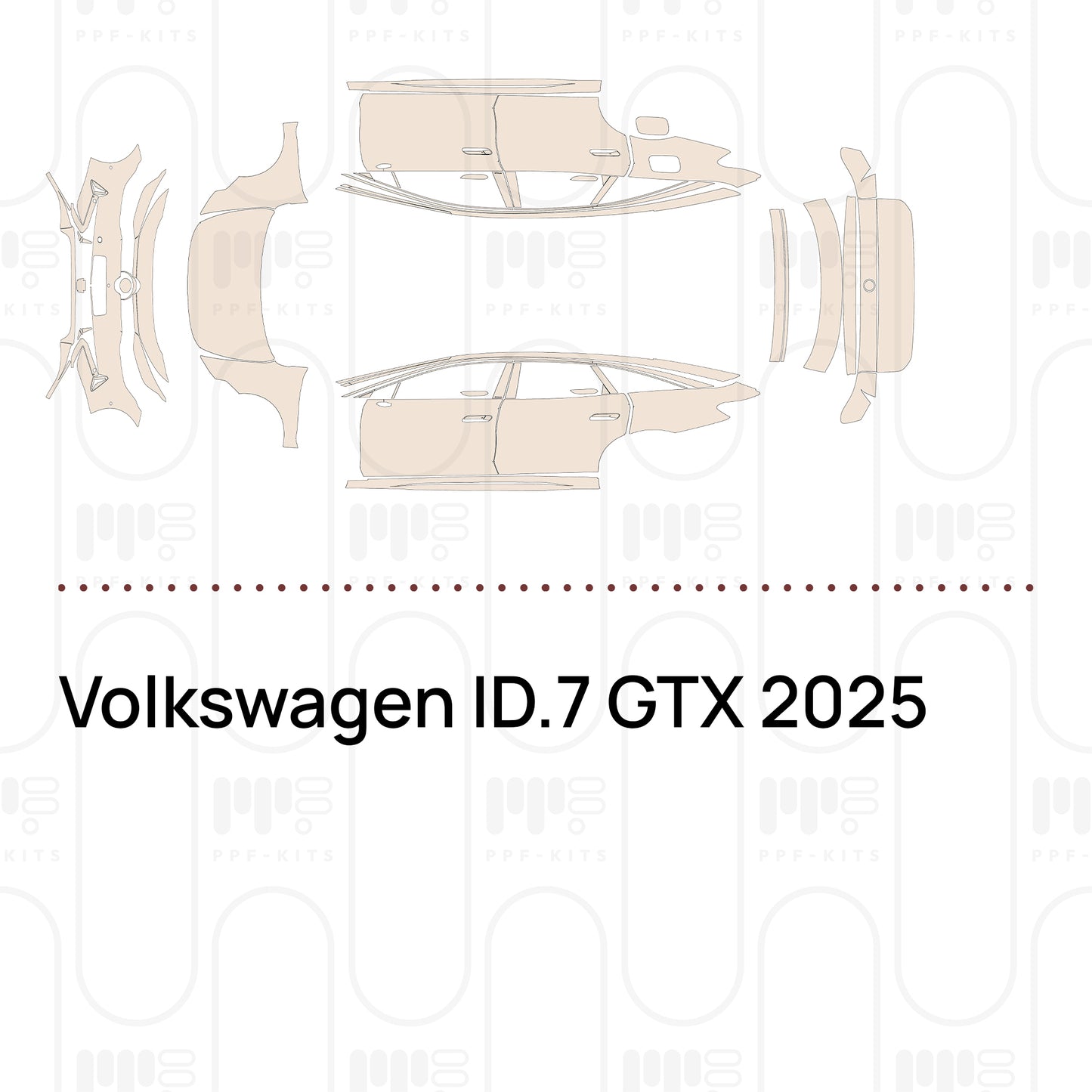 PPF prédécoupé Volkswagen ID.7 GTX 2025