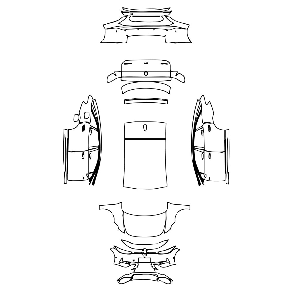 Pre-Cut PPF Volkswagen ID.7 VIZZION (CN) 2023 - PPF-Kits
