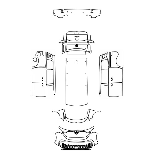 Pre-Cut PPF Volkswagen ID.BUZZ Cargo 2025 - PPF-Kits