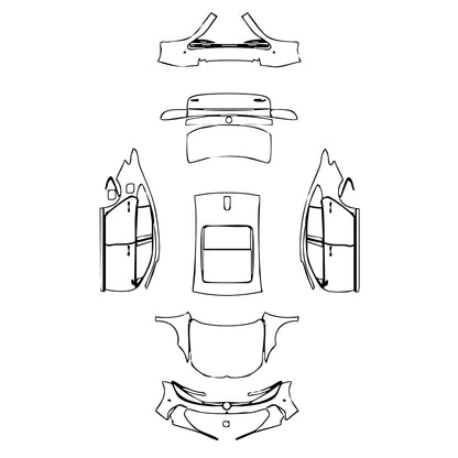 Pre-Cut PPF Volkswagen Passat Pro (CN) Base 2025 - PPF-Kits