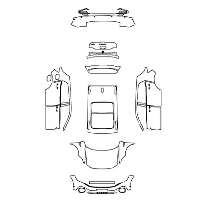 Pre-Cut PPF Volkswagen T-Cross (BR) 2022 - PPF-Kits