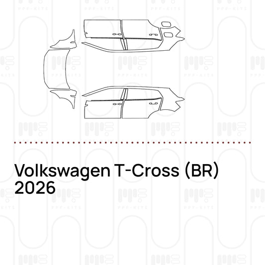 PPF prédécoupé Volkswagen T-Cross (BR) 2026