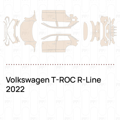 PPF prédécoupé Volkswagen T-ROC R-Line 2022