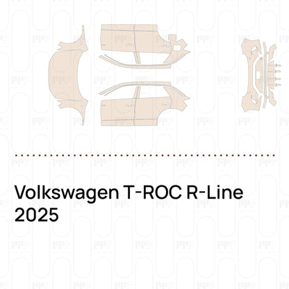 PPF prédécoupé Volkswagen T-ROC R-Line 2025