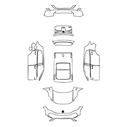 Pre-Cut PPF Volkswagen Tacqua Base 2023 - PPF-Kits