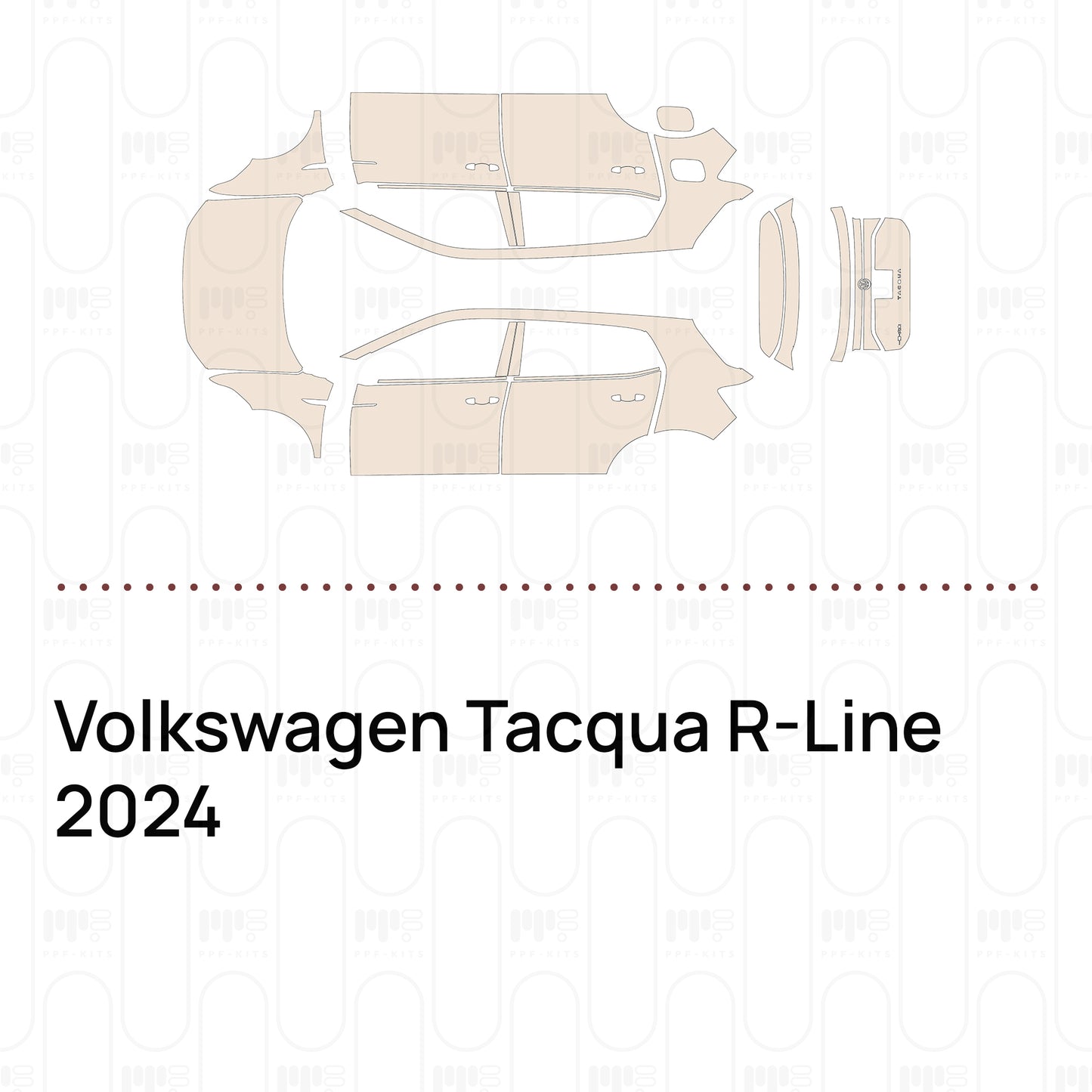 PPF prédécoupé Volkswagen Tacqua R-Line 2024