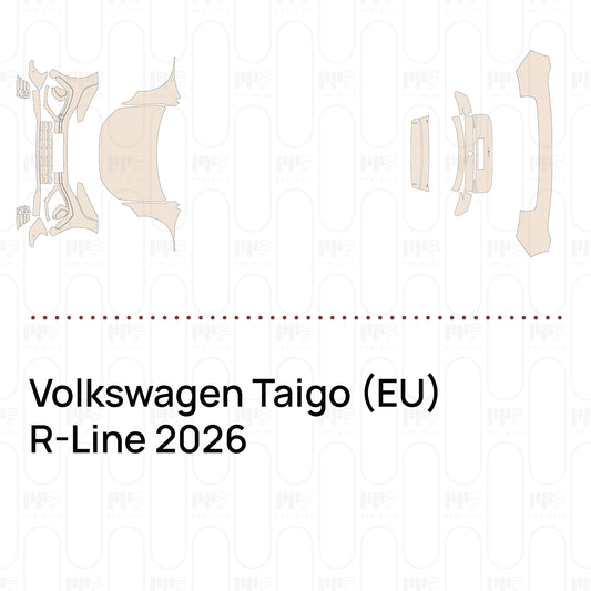 PPF prédécoupé Volkswagen Taigo (EU) R-Line 2026