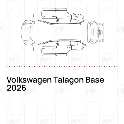 PPF prédécoupé Volkswagen Talagon Base 2026