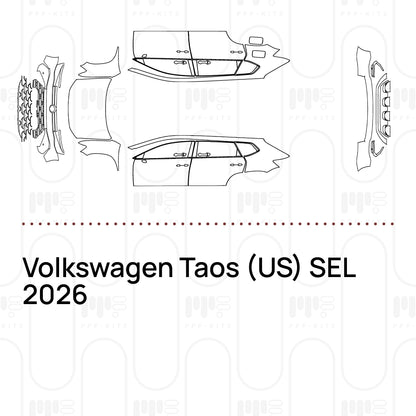 PPF prédécoupé Volkswagen Taos (US) SEL 2026