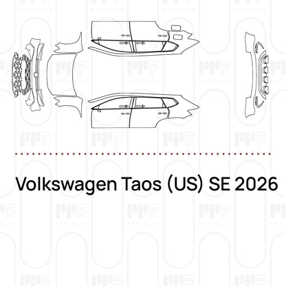 PPF prédécoupé Volkswagen Taos (US) SE 2026
