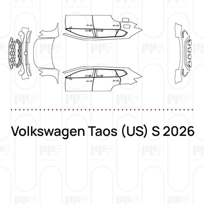 PPF prédécoupé Volkswagen Taos (US) S 2026