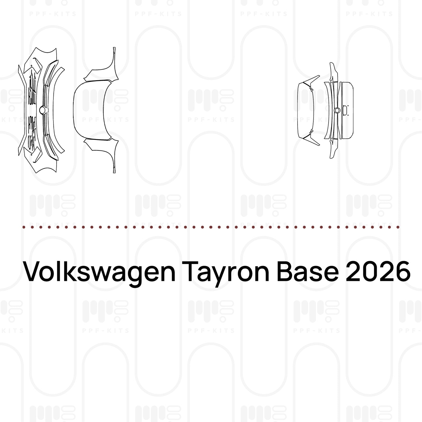 PPF prédécoupé Volkswagen Tayron Base 2026