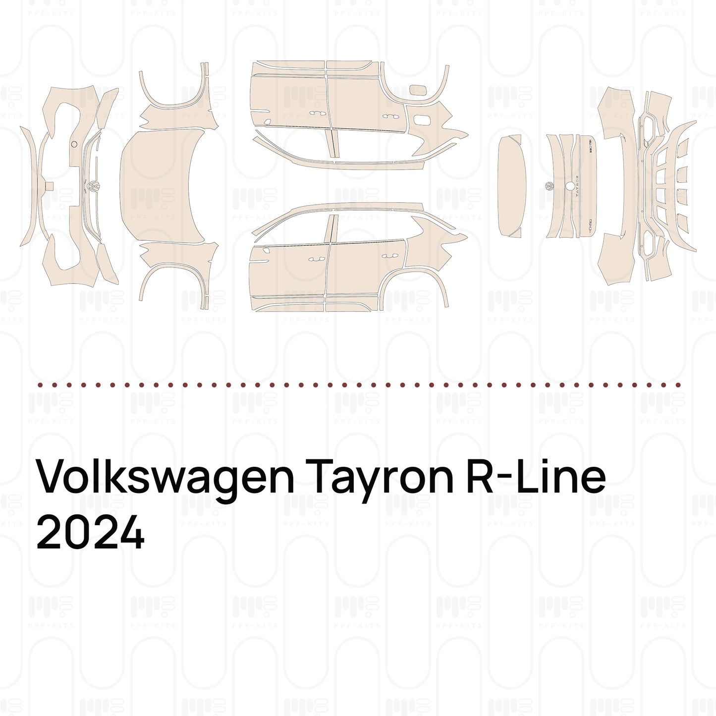 PPF prédécoupé Volkswagen Tayron R-Line 2024