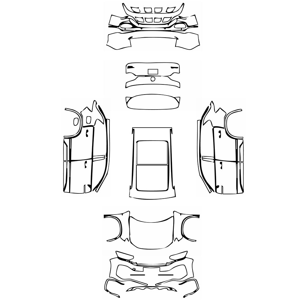 Pre-Cut PPF Volkswagen Tayron R-line 2022 - PPF-Kits