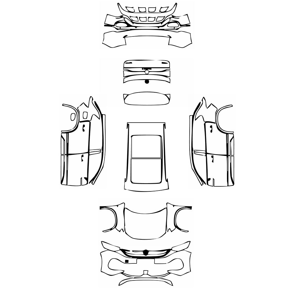 Pre-Cut PPF Volkswagen Tayron R-line 2023 - PPF-Kits