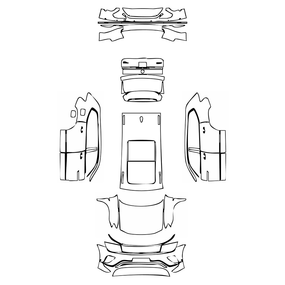 Pre-Cut PPF Volkswagen Teramont 2021 - PPF-Kits