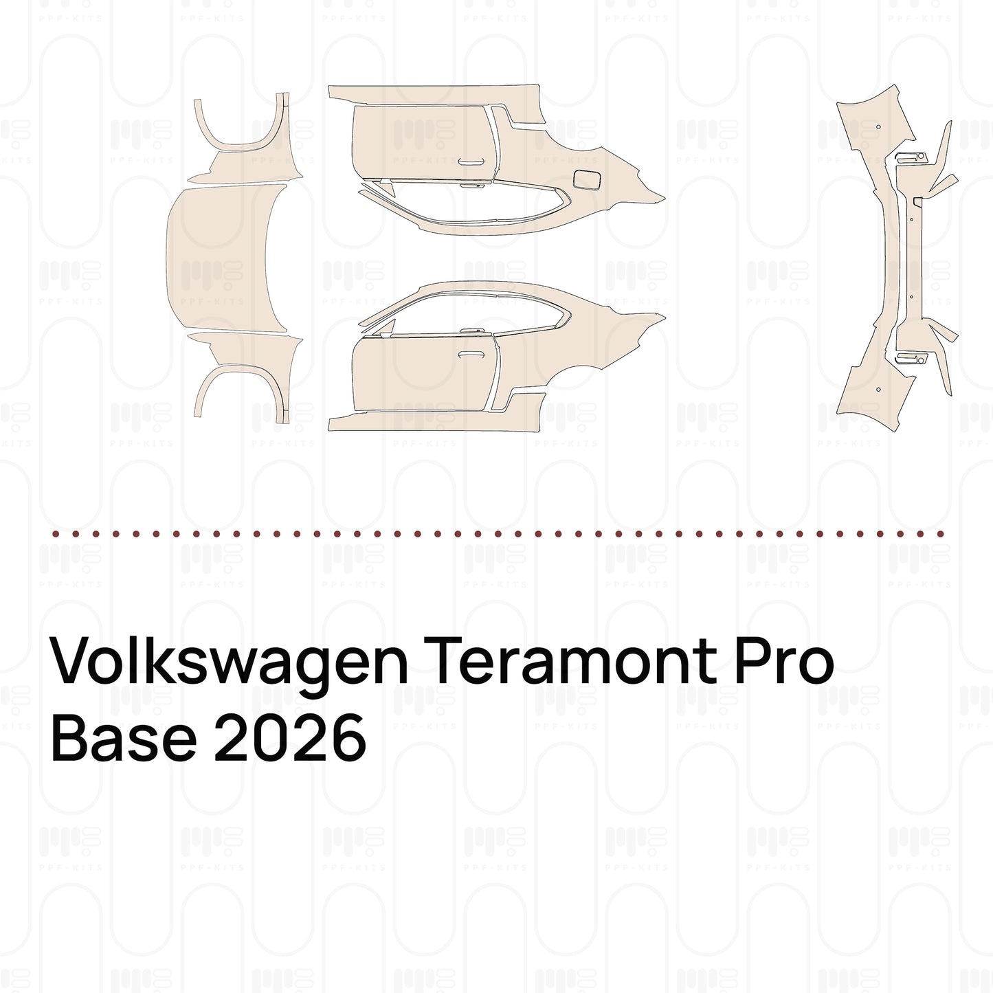 PPF prédécoupé Volkswagen Teramont Pro Base 2026