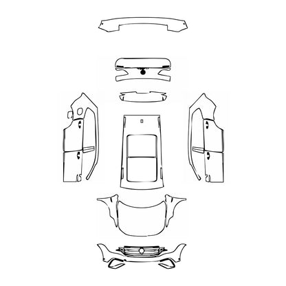 Pre-Cut PPF Volkswagen Tiguan L Base 2024 - PPF-Kits