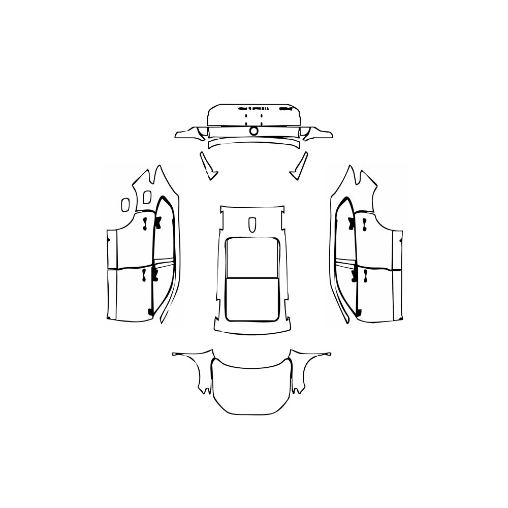 Pre-Cut PPF Volkswagen Tiguan L Pro Base 2024 - PPF-Kits