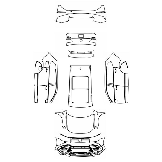 Pre-Cut PPF Volkswagen Tiguan L R-line 2020 - PPF-Kits