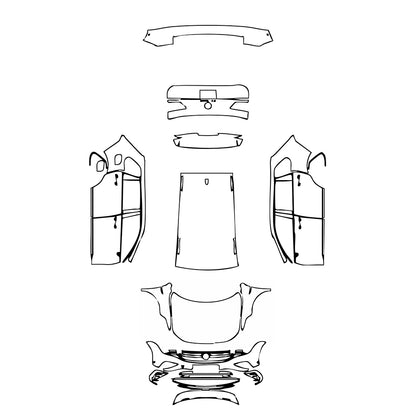 Pre-Cut PPF Volkswagen Tiguan (EU) Elegance 2022 - PPF-Kits