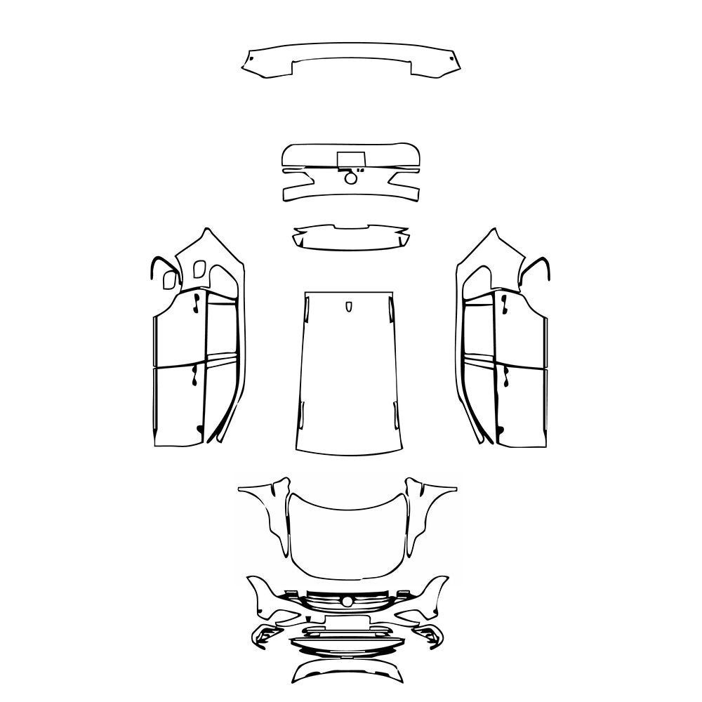 Pre-Cut PPF Volkswagen Tiguan (EU) Elegance 2023 - PPF-Kits