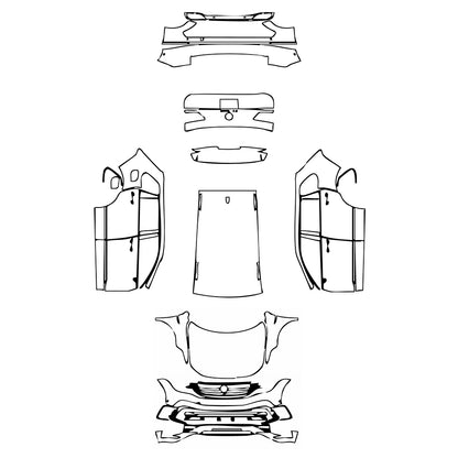Pre-Cut PPF Volkswagen Tiguan (EU) R-Line 2023 - PPF-Kits