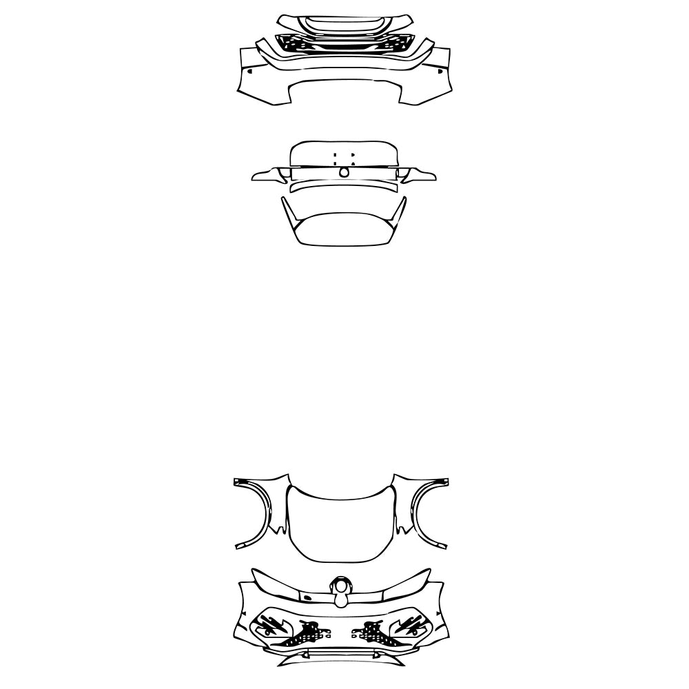 Pre-Cut PPF Volkswagen Tiguan (EU) R-Line 2024 - PPF-Kits