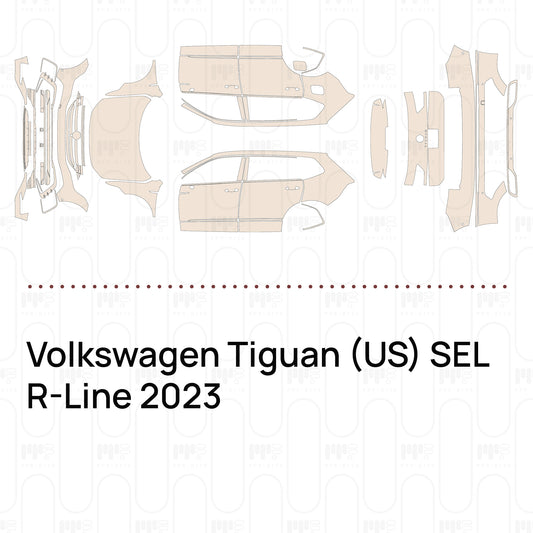 PPF prédécoupé Volkswagen Tiguan (US) SEL R-Line 2023
