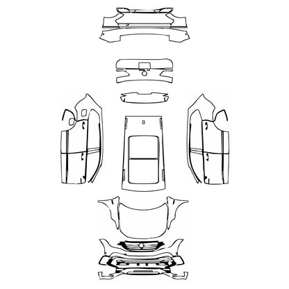 Pre-Cut PPF Volkswagen Tiguan (US) SEL R-line 2022 - PPF-Kits