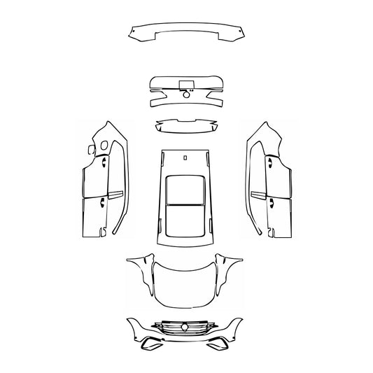 Pre-Cut PPF Volkswagen Tiguan (US) SE 2023 - PPF-Kits