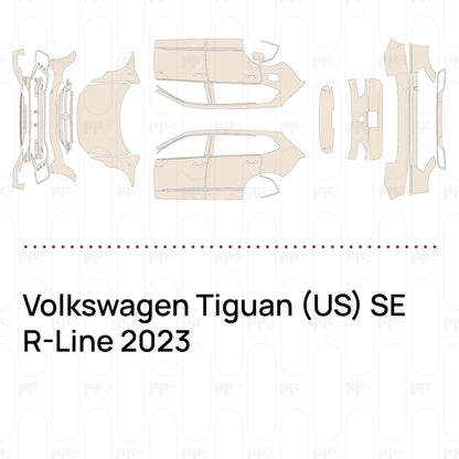 PPF prédécoupé Volkswagen Tiguan (US) SE R-Line 2023