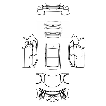 Pre-Cut PPF Volkswagen Touareg R-Line 2024 - PPF-Kits