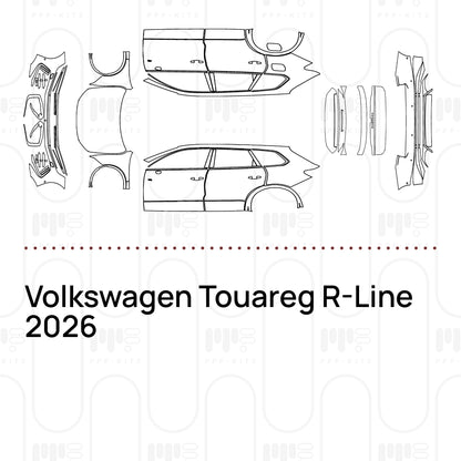PPF prédécoupé Volkswagen Touareg R-Line 2026