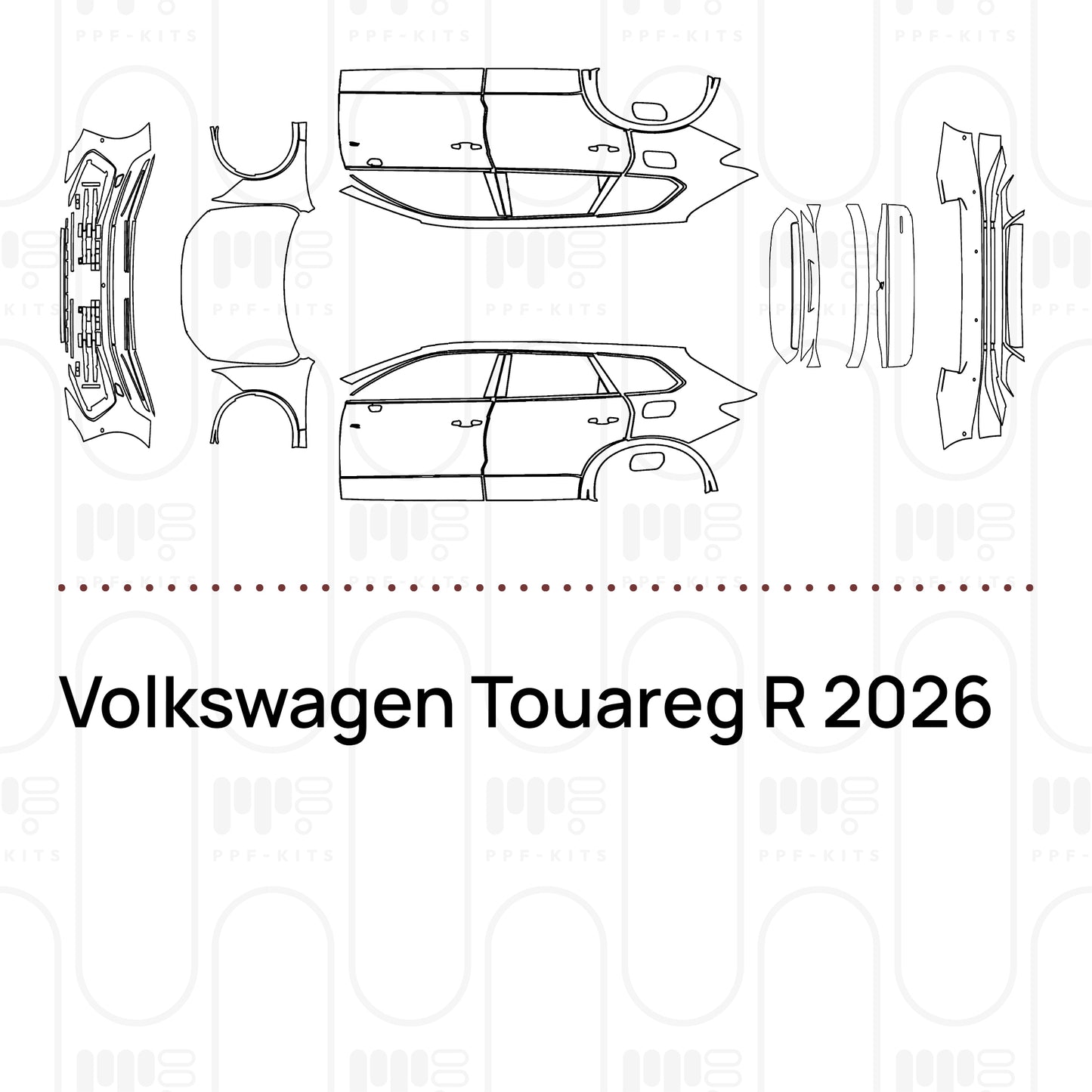 PPF prédécoupé Volkswagen Touareg R 2026