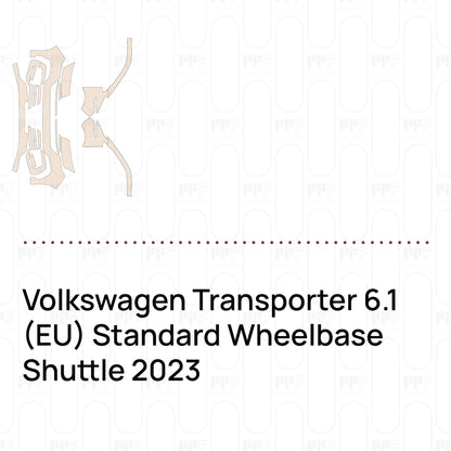 PPF prédécoupé Volkswagen Transporter 6.1 (EU) Standard Wheelbase Shuttle 2023
