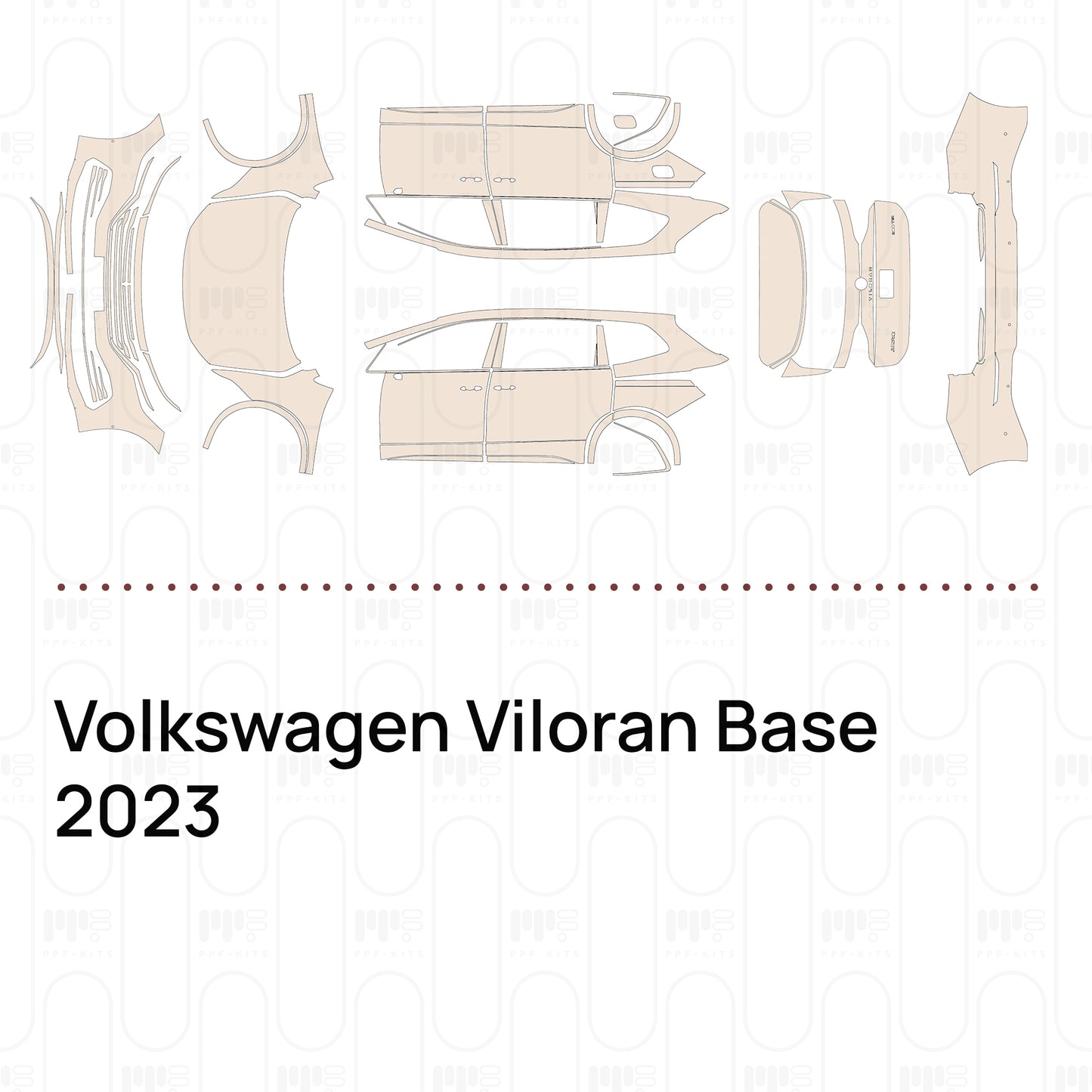 PPF prédécoupé Volkswagen Viloran Base 2023