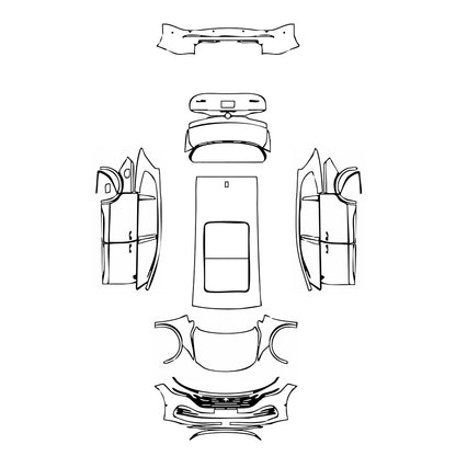 Pre-Cut PPF Volkswagen Viloran Base 2024 - PPF-Kits