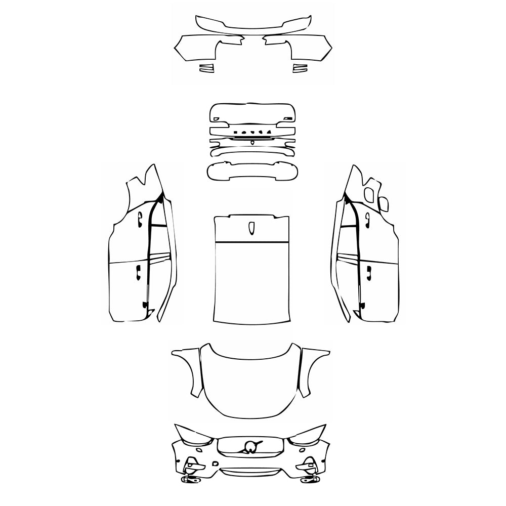 Pre-Cut PPF Volvo C40 Recharge Core 2025 - PPF-Kits