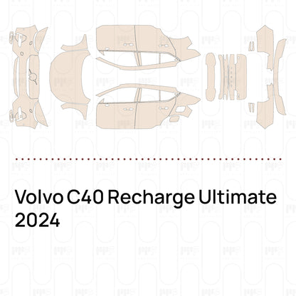 PPF prédécoupé Volvo C40 Recharge Ultimate 2024
