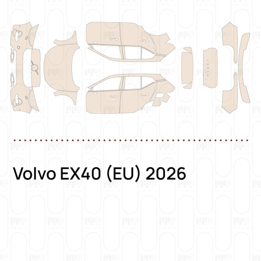 PPF prédécoupé Volvo EX40 (EU) 2026