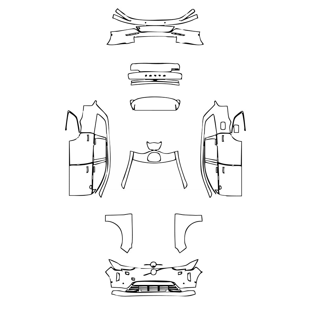 Pre-Cut PPF Volvo EX90 2025 - PPF-Kits