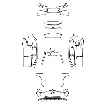Pre-Cut PPF Volvo EX90 2025 - PPF-Kits