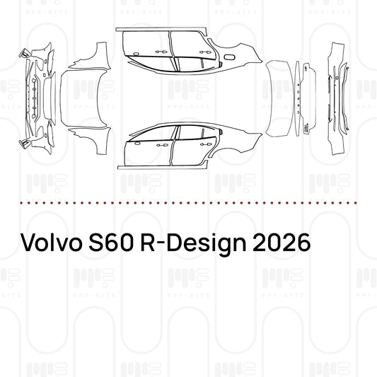 Pre-Cut PPF Volvo S60 R-Design 2026