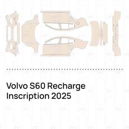 PPF prédécoupé Volvo S60 Recharge Inscription 2025