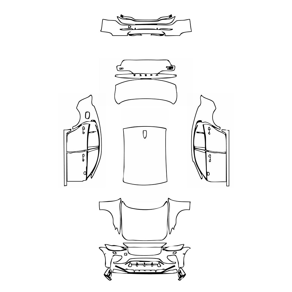 Pre-Cut PPF Volvo S60 Recharge R-Design 2024 - PPF-Kits