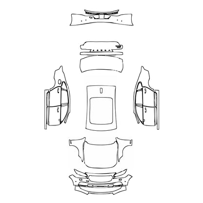 Pre-Cut PPF Volvo S90 Extended Wheelbase Inscription 2021 - PPF-Kits