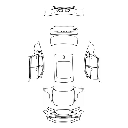 Pre-Cut PPF Volvo S90 Extended Wheelbase Inscription 2021 - PPF-Kits
