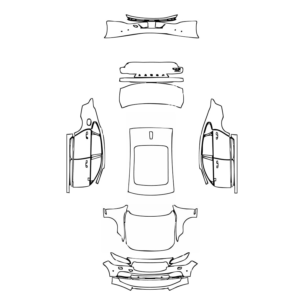 Pre-Cut PPF Volvo S90 Extended Wheelbase Inscription 2022 - PPF-Kits